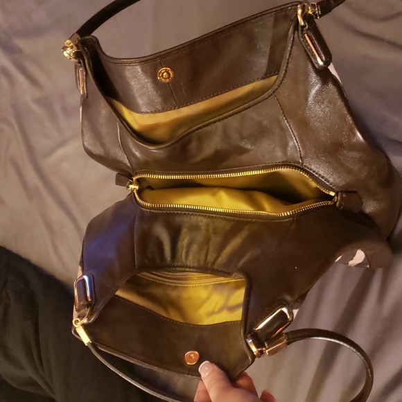 Coach Madison Zebra Print Phoebe Shouldee bag - Picture 2 of 3